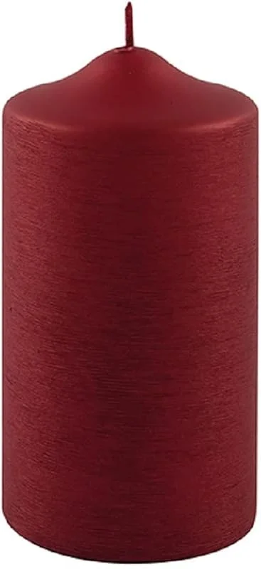Besuche den Fink-Store Fink Candle Stumpenkerze aus Paraffin in der Farbe Rot, Größe 8x8x15 cm, 123179 — Kerzenlicht Abendessen