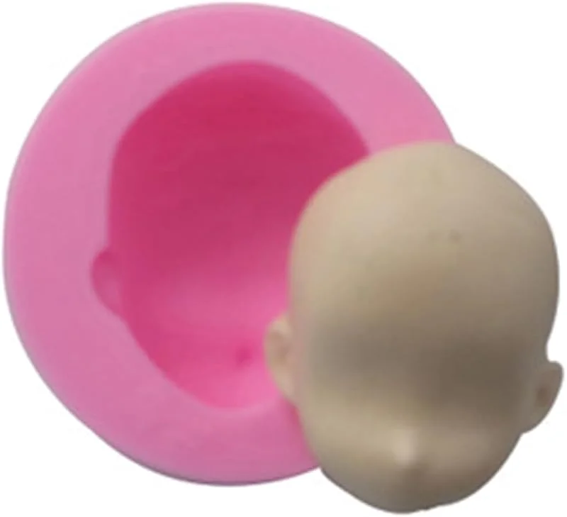 Marke: Generic 3D Gesicht Silikonform - 3D Gesicht Ton Form Puppe Gesichter Silikon - Handgemachte Tonformen Sugarcraft Schokoladenform für Fondant Tortenaufleger Backwerkzeuge — Weihnachtskueche