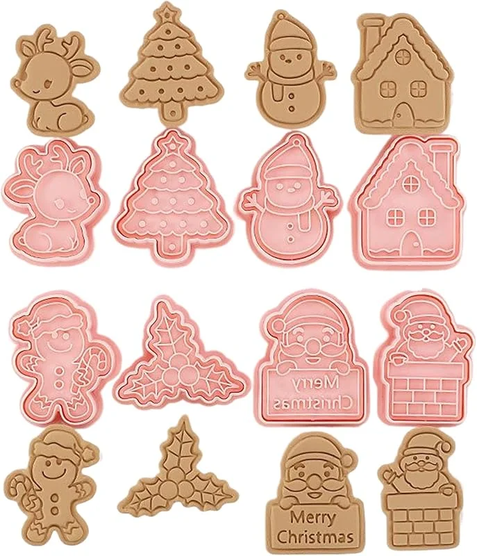 Marke: Generisch Ausstechform für Weihnachten, Kuchenpresse, Handkuchenpresse, zum Backen, Urlaub, Anfänger, Partyplaner, Bastelliebhaber, Einzelpersonen, Familientreffen, saisonal — Weihnachtskueche